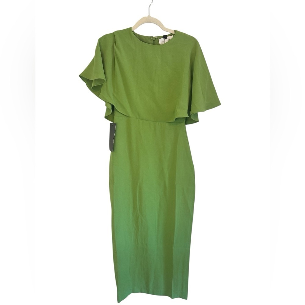 Pomander Place Pistachio Green Cape Lindy Dress Size 2 - Picture 3 of 5
